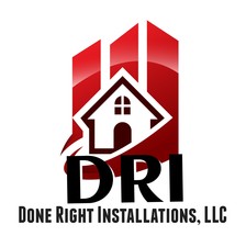 Logo for Done Right Installations, LLC