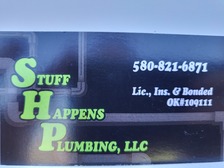 Logo for Stuff Happens Plumbing, LLC
