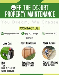 Off the Court Property Maintenance logo