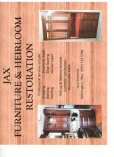 Logo for JAX Furniture Heirloom Refinishing