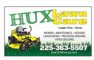 Hux Lawn Care logo