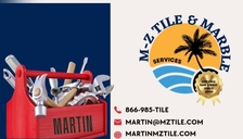 Logo for MZ TILE & MARBLE SERVICES