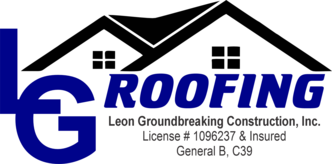 LG ROOFING logo