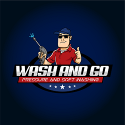 Wash and Go Pressure Washing logo