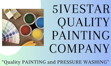 Logo for 5iveStar Quality Painting Company LLC