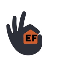 Logo for EF Construction