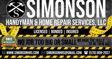 Logo for Simonson Handyman & Home Repair Services, LLC