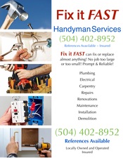 Logo for Fix it Fast Services