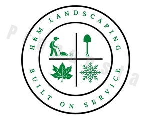 H&M Landscaping logo