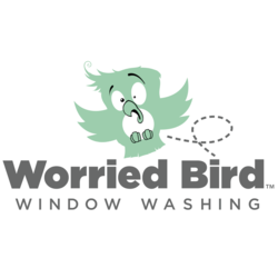 Worried Bird Window Washing logo