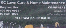 Logo for KC Lawn Care and Home Maintenance