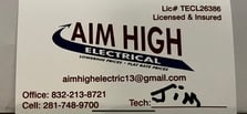 Aimhigh Electrical logo