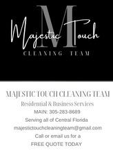 Logo for Majestic Touch Cleaning Team