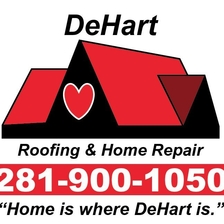 Logo for DeHart Roofing & Home Repair