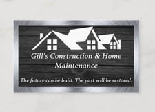 Logo for Gill's Home Maintenance and Construction