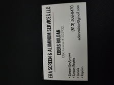 Logo for ERA Screen and Aluminum Services, LLC