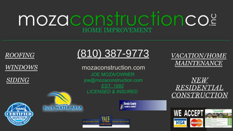 Moza Construction Company, Inc. logo