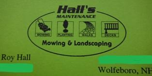 Hall's Maintenance logo