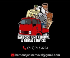 Logo for Barbon's Junk Removal, LLC