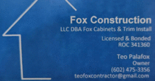 Fox Construction LLC logo