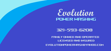 Logo for Evolution Power Washing