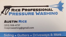 Logo for Rice Professional Pressure Washing