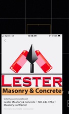 Logo for Lester Masonry & Concrete LLC