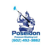 Logo for Poseidon Pressure Washing LLC