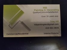 Logo for Hill Painting and Decorating