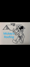 Logo for Mickey's Roofing