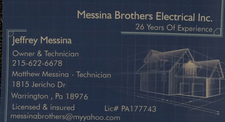 Logo for Messina Brothers Electrical, Inc.