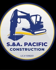 S and A Pacific Construction logo