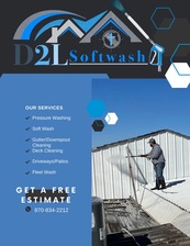 Logo for D2L Softwash, LLC