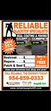 Logo for Reliable Blacktop Specialists