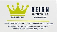 Logo for Reign Gutters