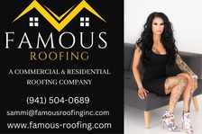 Logo for Famous Roofing LLC