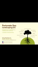 Logo for Fortunate Son Landscaping LLC