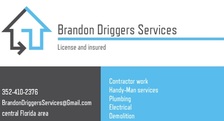 Logo for Brandon Driggers Services