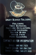 Angry Beaver Mulching and Land Clearing logo