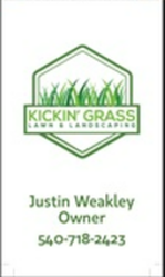 Kickin Grass Lawn & Landscaping logo