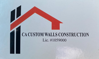 California Custom Walls Construction logo