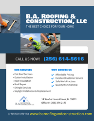 B.A. Roofing & Construction, LLC logo