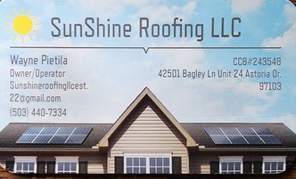 Sunshine Roofing, LLC logo