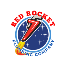 Logo for Red Rocket Plumbing
