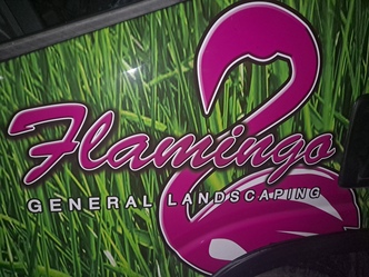 Flamingo Landscaping logo