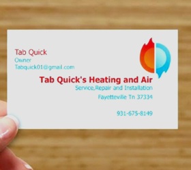 Tab Quick's Heating and Air logo