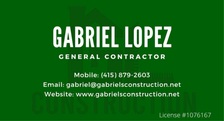 Logo for Gabriel Lopez Construction