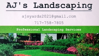 AJ's Landscaping logo
