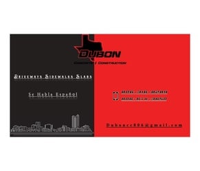 DUBON Concrete & Construction logo