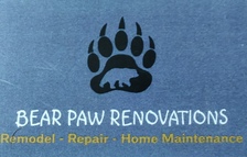 Logo for Bear Paw Renovations